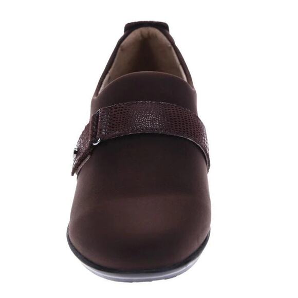 Revere Genoa Stretch Loafers 9 Chocolate Brown NWT NEW Flats Women's Comfort - Picture 3 of 10